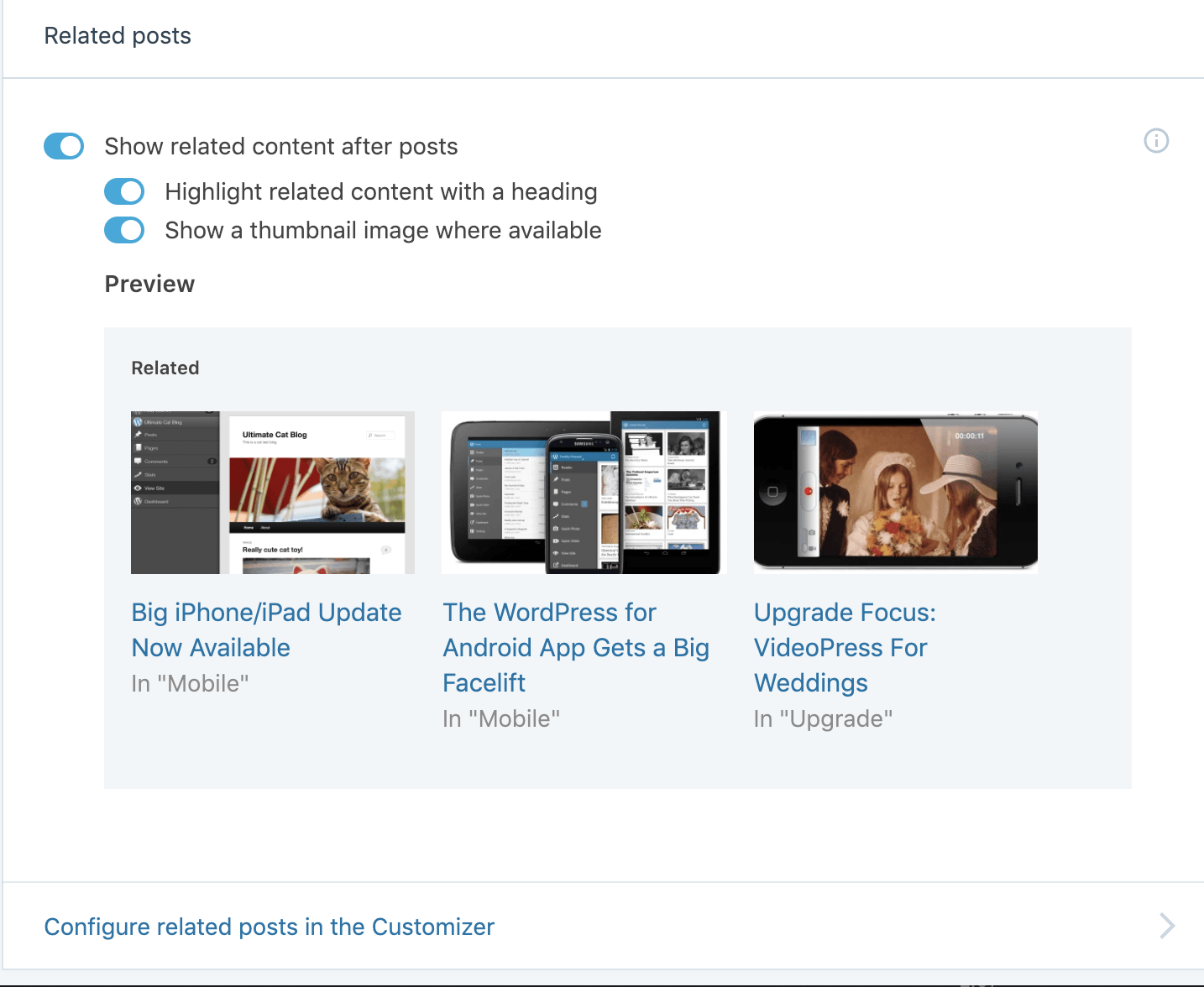 Jetpack - Bài viết liên quan